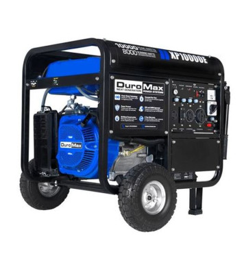 DuroMax XP10000E 10000-Watt 18-Hp Portable Gas Electric Start Generator RV Home Standby