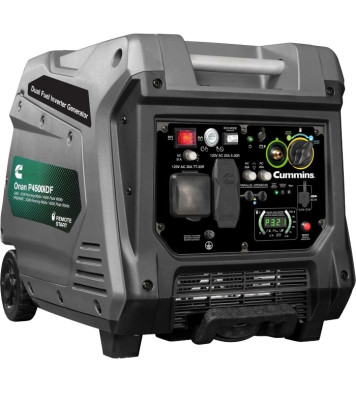 Cummins P4500iDF 3700W/4500W Remote Start Dual Fuel Inverter Onan Generator