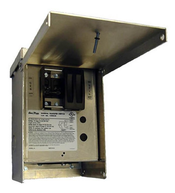 Generac GNC-6377 30-Amp 120/240V 1-Circuit Outdoor Manual Transfer Switch Nema 3R 